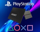 Logo PlayStation avec mémoire GDDR7 (Source de l'image : Sony PlayStation, Memphis Electronic GmbH avec modifications)