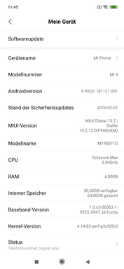 Xiaomi Mi 9 - Informations.