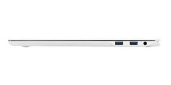 LG Gram Pro 360 - Droite - USB 3.2 Gen2 Type-A, prise audio combo de 3,5 mm. (Source de l'image : LG)