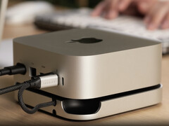Satechi espère attirer les propriétaires de Mac mini à la recherche d'une solution d'accueil, au détriment des autres solutions, grâce à son design découpé. (Source de l'image : Satechi)