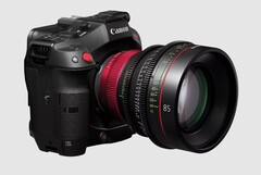 Canon dévoile l'EOS C80, une caméra cinéma 35 mm plein format avec monture d'objectif RF, vidéo RAW 6K, plage dynamique de 16 niveaux, suivi AF AI humain et animal, et télécommande pour smartphone. (Source de l'image : Canon)