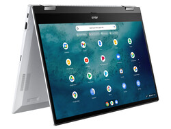L'Asus Chromebook Flip CX5 CX5500FEA-E60012 (90NX0361-M00120), fourni par Asus Allemagne.