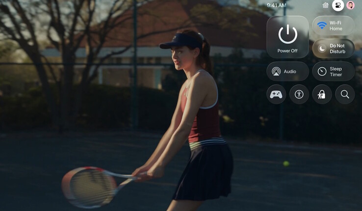 tvOS 26 adopte le dernier design de l'interface Liquid Glass de Apple. Les éléments de l'interface graphique à faible contraste peuvent poser un problème aux personnes malvoyantes. (Source de l'image : Apple)
