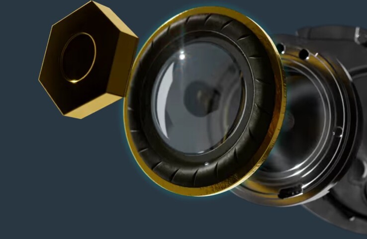 Les deux modèles Glass Core utilisent des diaphragmes en verre de 10 mm (au centre), tandis que le Glass Core Pro ajoute un circuit d'attaque haute fréquence MEMS (à gauche).