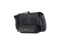 La banque d'alimentation Lenovo Legion Go 65W 12800mAh est dotée d'une béquille intégrée. (Source de l'image : Lenovo)