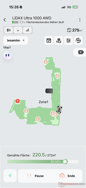 Présentation générale dans l'application Mova
