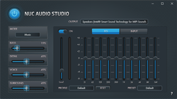 Logiciel audio NUC