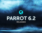 Teaser de la version officielle de Parrot 6.2 (Image source : Parrot Security)