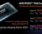 Le Ryzen 7 7840HS a été testé en ligne (image via AMD)