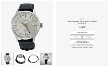 Liste officielle pour le Seiko Presage SSK049 au Royaume-Uni...