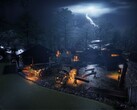 Une image représentant un village à l'époque de la dynastie Sengoku.
