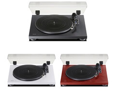 Teac Japan a dévoilé le tourne-disque TN-180BT Bluetooth en trois couleurs. (Source de l'image : Teac Japan)