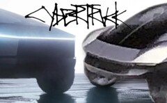 Les premières tentatives de conception du Tesla Cybertruck n'étaient manifestement pas assez audacieuses pour Elon Musk. (Source de l'image : Tesla/@WalterIsaacson - édité)