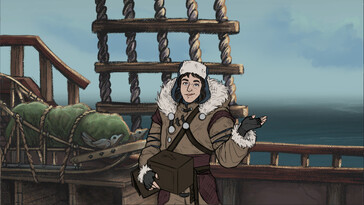 Une image montrant un personnage dans The Pale Beyond.