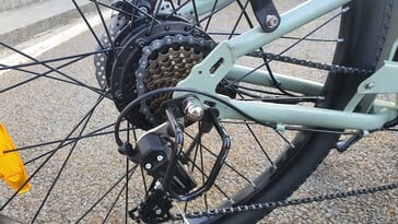 Shimano Entry 7 vitesses - Essai du vélo électrique Touroll B2