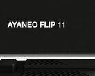 Le teaser officiel du Flip 11 d'Ayaneo montre un bouton physique à l'arrière. (Source de l'image : Ayaneo - édité)