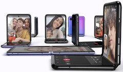 Le téléphone pliable Galaxy Z Flip a été présenté pour la première fois au monde en février 2020. (Source de l&#039;image : Samsung)