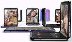 Le téléphone pliable Galaxy Z Flip a été présenté pour la première fois au monde en février 2020. (Source de l'image : Samsung)