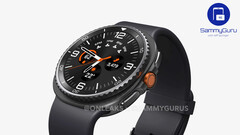 Rendu non officiel de Galaxy Watch8 Classic avec une lunette tournante (Source : OnLeaks & SammyGuru)