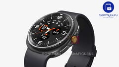 Rendu non officiel de Galaxy Watch8 Classic avec une lunette tournante (Source : OnLeaks &amp;amp; SammyGuru)