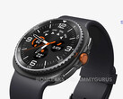 Rendu non officiel de Galaxy Watch8 Classic avec une lunette tournante (Source : OnLeaks &amp; SammyGuru)