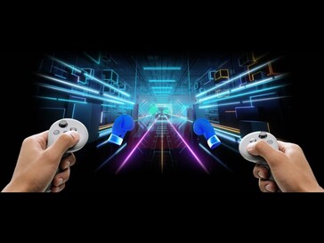 Rendu montrant les contrôleurs du casque Galaxy XR. (Source de l'image : Android Headlines)