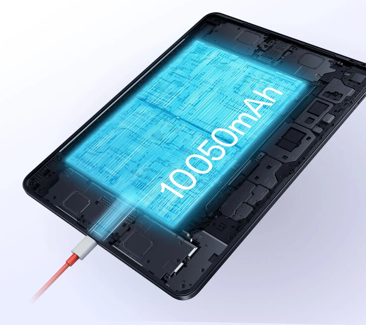 Le OnePlus Pad Go 2 est également doté d'une batterie de 10 050 mAh. (Source de l'image : OnePlus)
