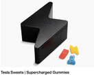 Les Supercharged Gummies sont disponibles dans les saveurs Cyberberry, Mango Bolt et Dog Mode Chill. (Source de l'image : Tesla)