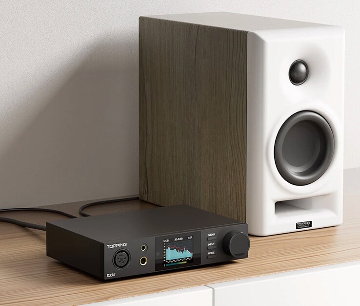 Le Topping DX5 II DAC dispose d'un mode préamplificateur pour une utilisation avec des enceintes externes actives. (Source de l'image : Topping)