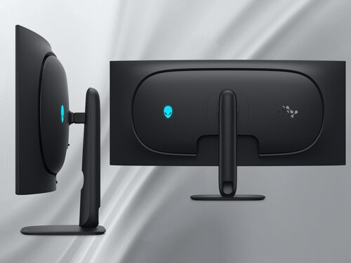 Vue latérale et arrière du moniteur Alienware AW3926QW 5K OLED