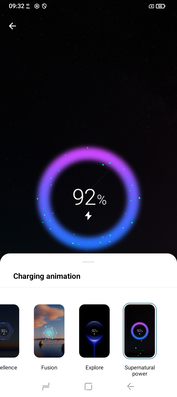 Paramètres de l'animation de charge. (Source de l'image : Sergey Tarasov - Notebookcheck)