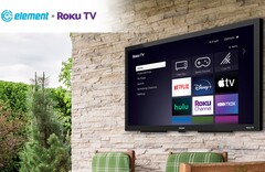 Le téléviseur Roku Outdoor Element est doté d&#039;un écran antireflet pour que vous puissiez le regarder en plein soleil. (Image source : Roku)