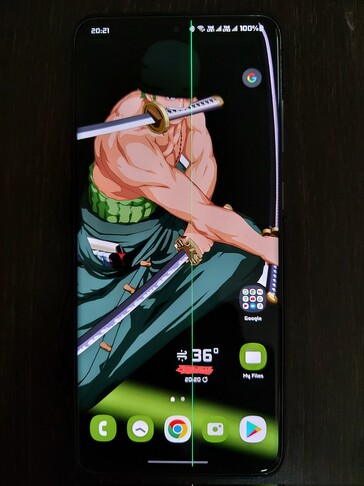 Galaxy S20 Plus ligne verte (image via Twitter)