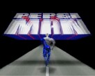 Une capture d'écran de l'intro de Pepsiman