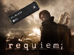La bannière de Resident Evil Requiem montrée avec le SSD PS5