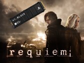 La bannière de Resident Evil Requiem montrée avec le SSD PS5