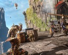 Une image montrant Styx et ses ennemis dans Styx: Shards of Darkness, actuellement à -93 % sur Steam.