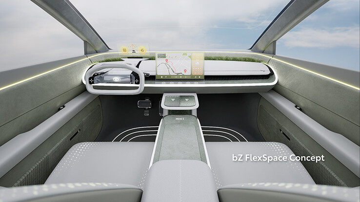 Le concept EV Toyota bZ FlexSpace. (Source de l'image : Toyota)