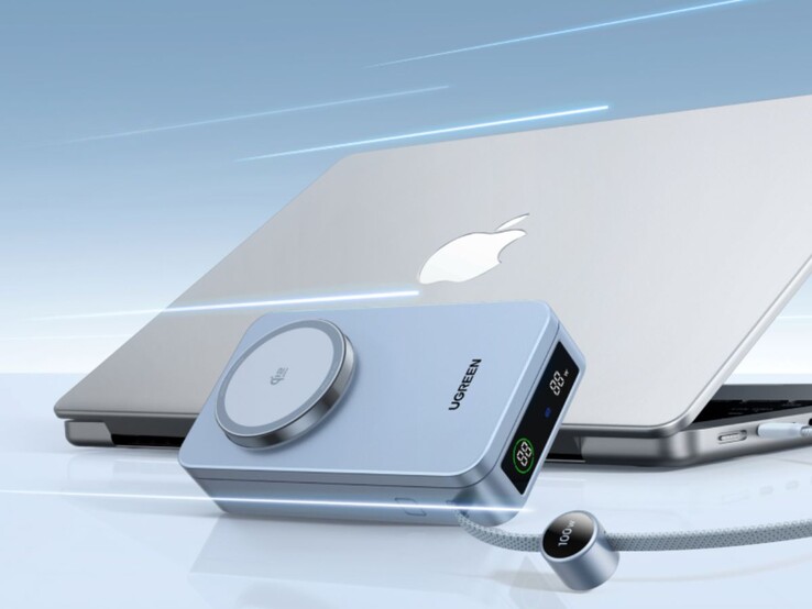 La banque d'alimentation multifonctionnelle Ugreen MagFlow Qi2 25W. (Source de l'image : Ugreen, édité)