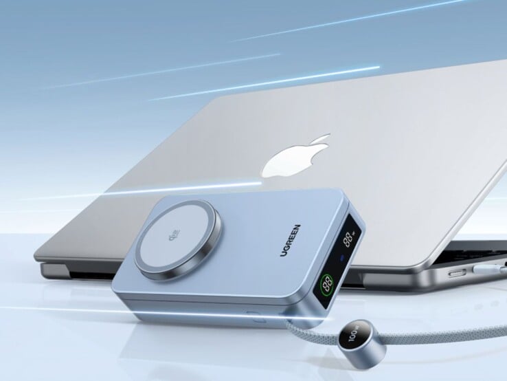 La banque d'alimentation multifonctionnelle Ugreen MagFlow Qi2 25W. (Source de l'image : Ugreen, édité)