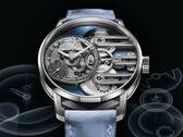 L'Armin Strom Gravity Equal Force Ultimate Sapphire Blue (photo) possède un boîtier en acier inoxydable de 41 mm qui abrite un cadran en saphir transparent. (Source de l'image : Armin Strom)
