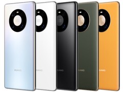 Le Huawei Mate 40 Pro est disponible en Mystic Silver, White, Black, Olive Green et Sunflower Yellow. (Source de l&#039;image : Huawei)