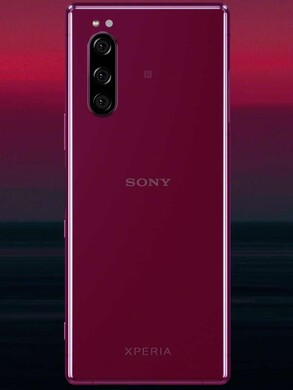Sony Xperia 5 en rouge. (Image source : Sony)