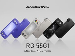 L'Anbernic RG 55G1 sera disponible en trois couleurs dès son lancement.