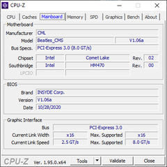 Carte mère CPU-Z