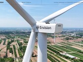 Le projet dispose de 1,43 gigawatt d'énergie solaire et éolienne pour produire 300 000 tonnes d'hydrogène et d'ammoniac verts. Image de référence. (Source de l'image : Envision Energy)