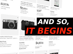 Le succès du Fujifilm X100VI est déjà en passe de devenir sa perte. (Source de l'image : eBay - édité)