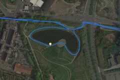 GPS Google Pixel 3a XL : autour d'un lac.