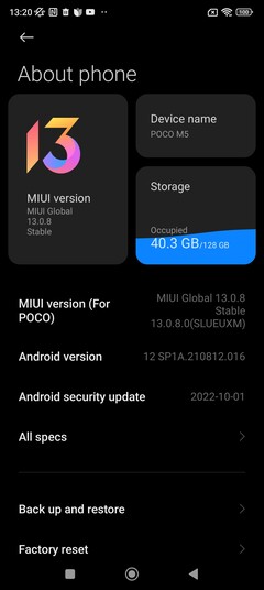 Logiciel Xiaomi Poco M5