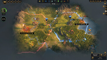 Sur la photo : une capture d'écran du jeu « SpellForce : Conquest of Eo ».
